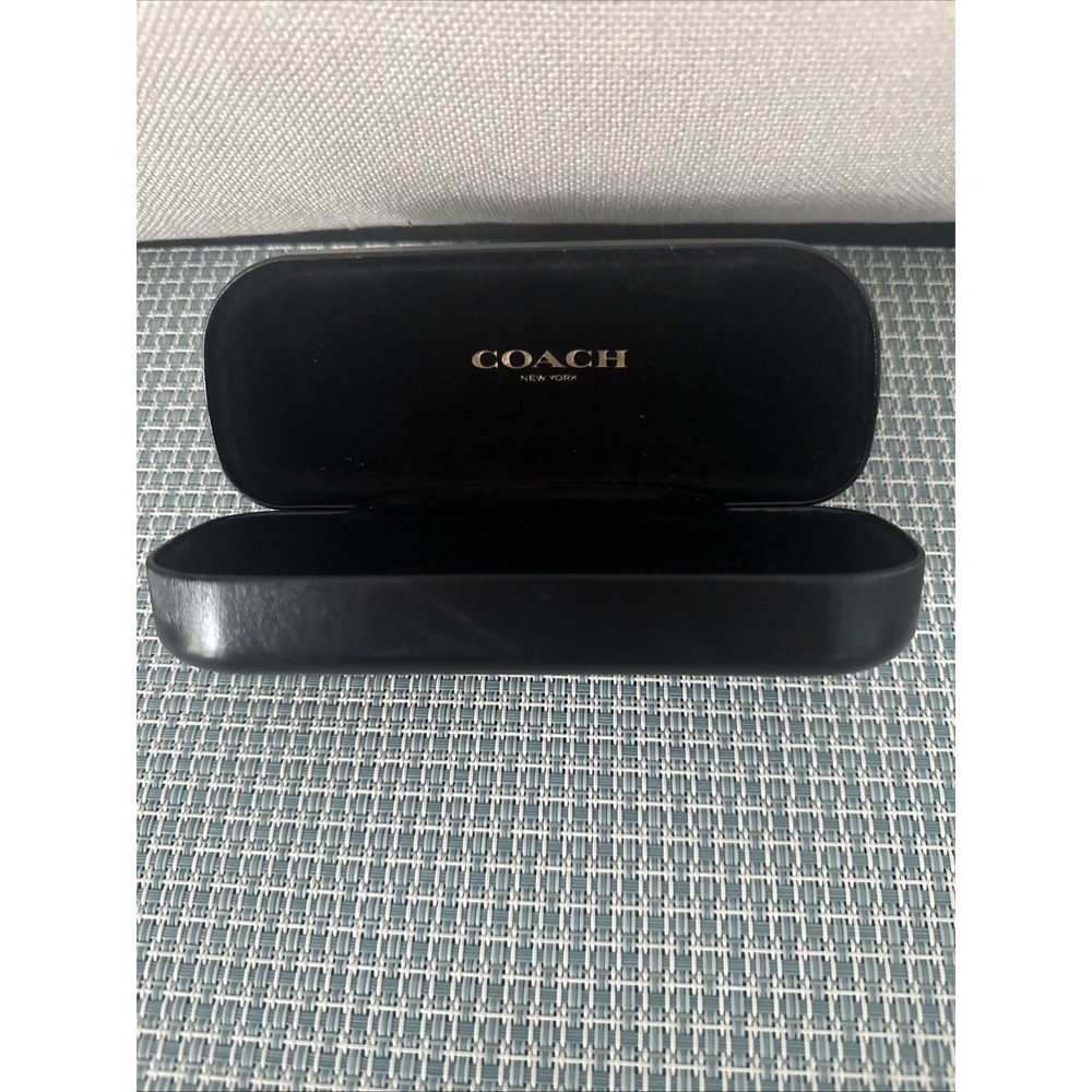Coach New York Black Hard Eyeglasses Sunglasses Case Only